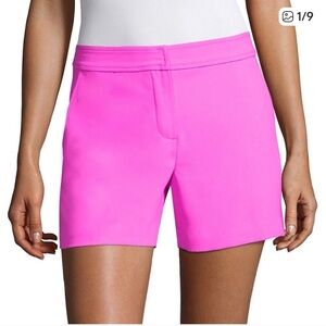 Trina Turk Daulton Crepe High Waisted Trina Pink shorts size 4